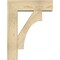 Ekena Millwork Westlake Block Rough Sawn Bracket w/ Offset Brace, Douglas Fir, 8"W x 26"D x 34"H BKT0806X26X34WTL05RDF - alternate 2